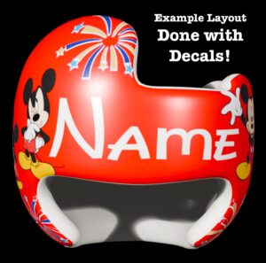 Magic Around Us cranial band decals