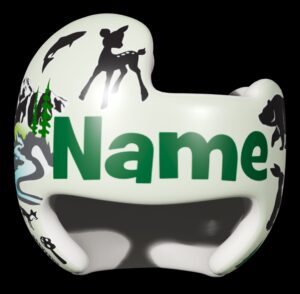 Denali cranial band decals
