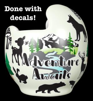 Denali cranial band decals