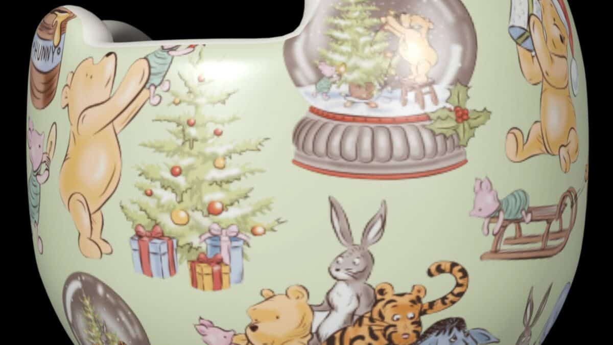 Winnie the Pooh Christmas cranial band decals | Bling Your Band