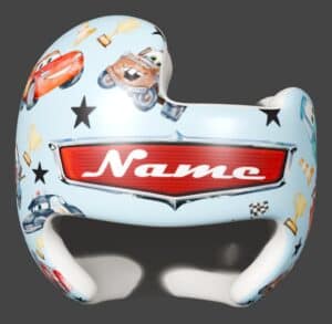 Retro Lightning McQueen cranial band decals