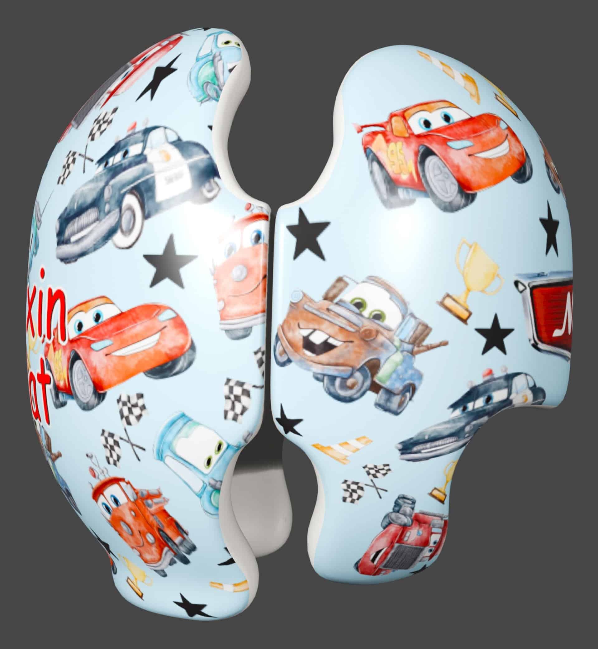 Retro Lightning McQueen cranial band decals