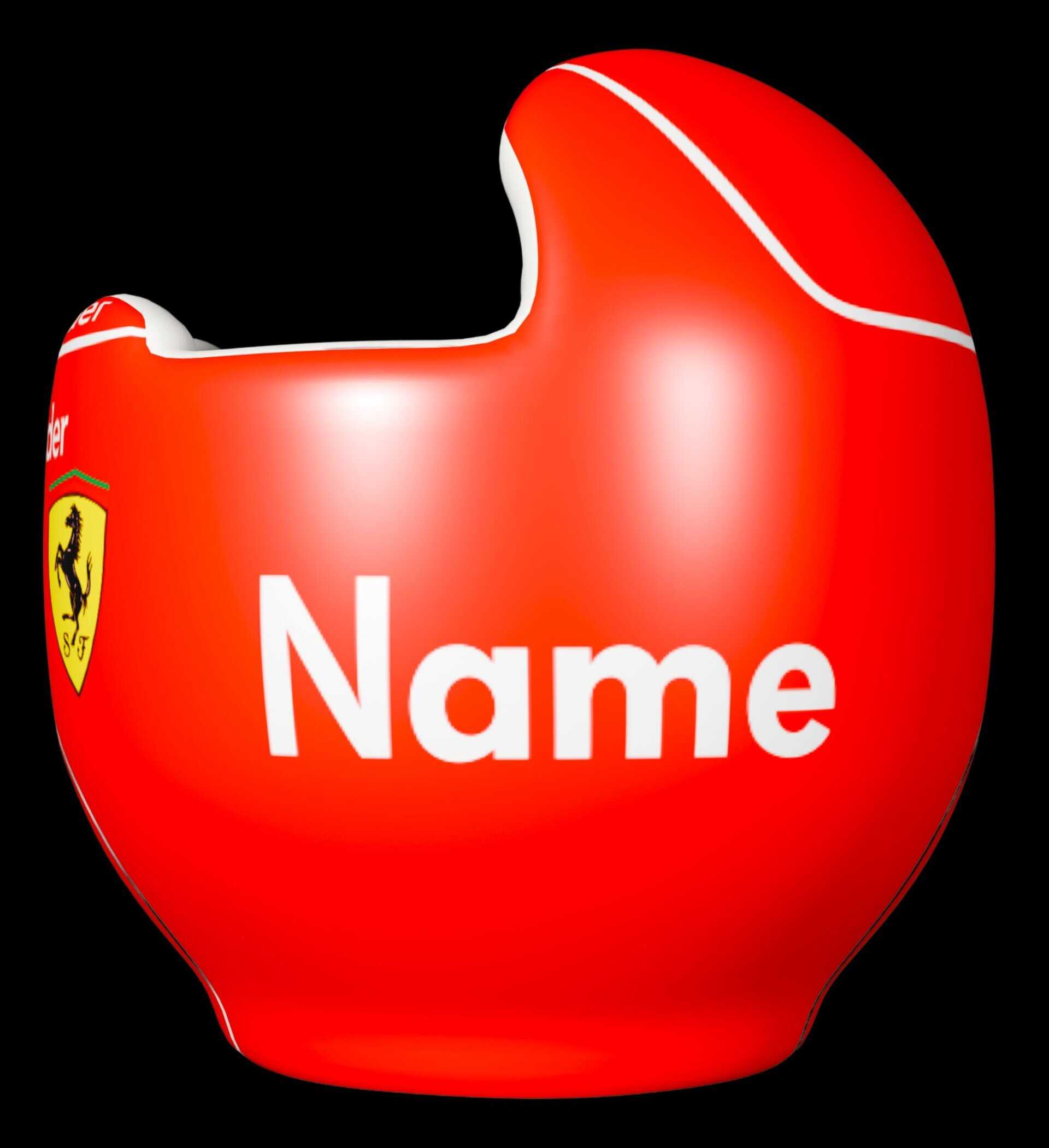 Charles Lecleric Ferrari Helmet Doc Band Wrap - Image 6