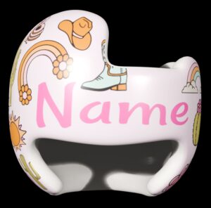 Desert Charm cranial band decals