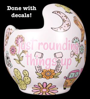 Desert Charm cranial band decals