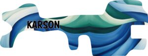 Abstract Art doc band wrap